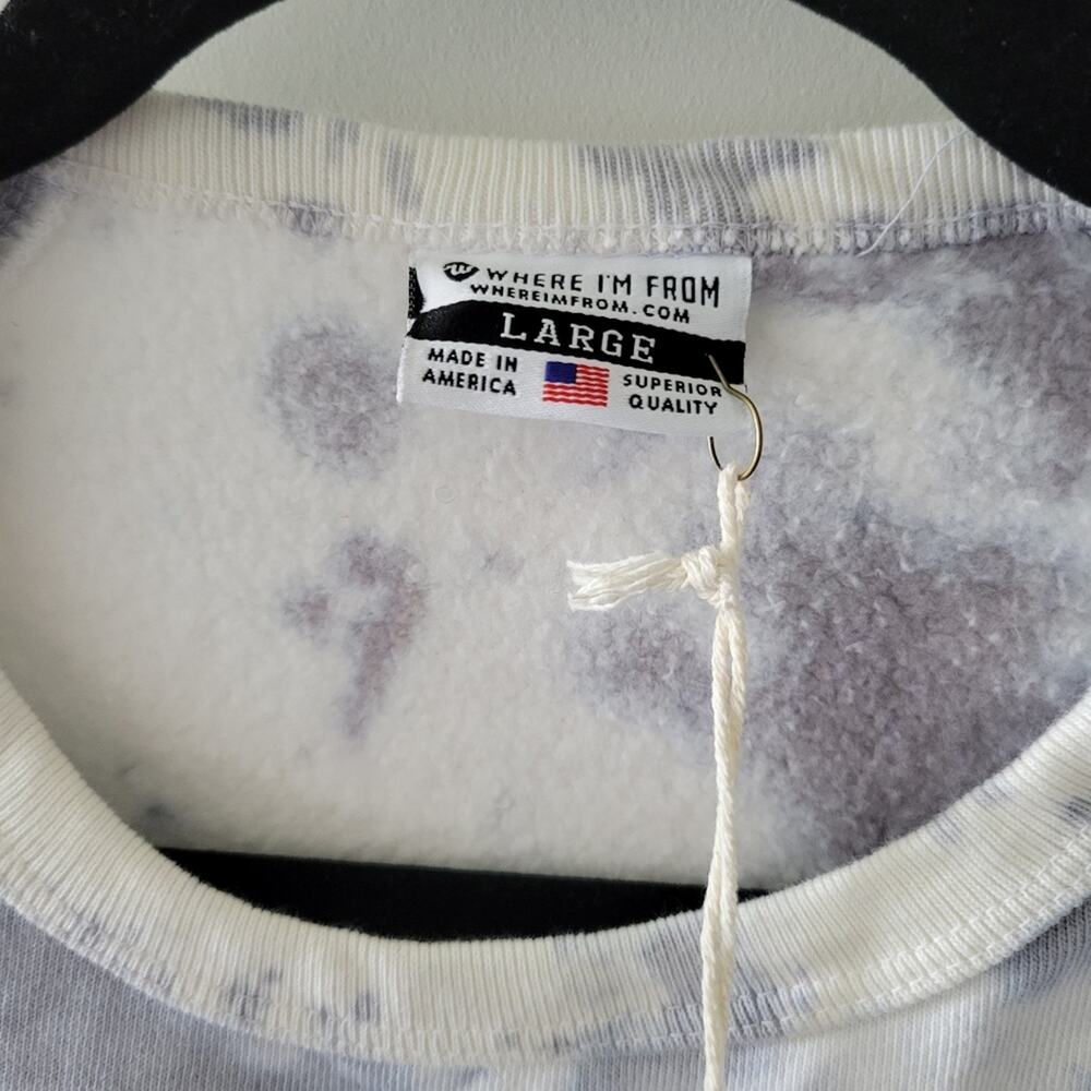 Dallas Texas by Where I'm From tie dye crewneck sweatshirt Size L - Picture 3 of 11